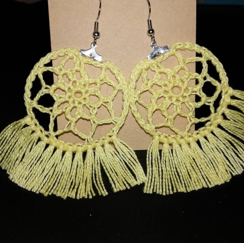 ❤HANDMADE❤crochet earrings